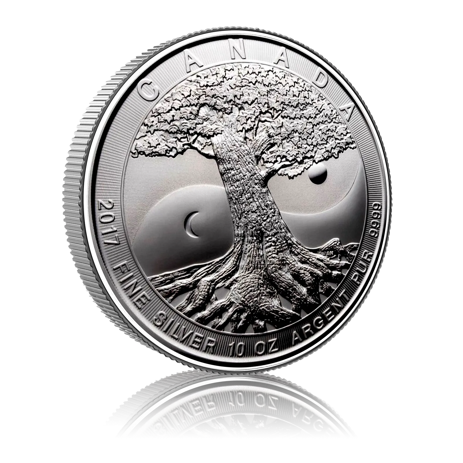 10oz Silver Canadian Tree of Life (2017) 4